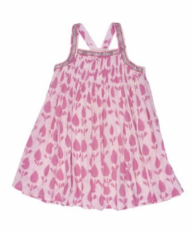 MILA DRESS - PINK BATIK