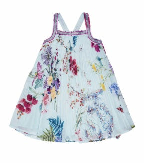 MILA DRESS - AQUA FLORAL