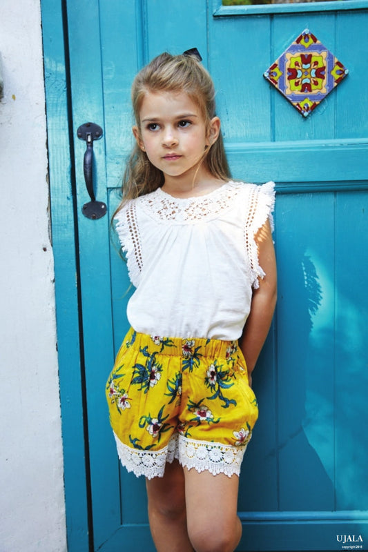 TENLEY FRINGE TOP-WHITE